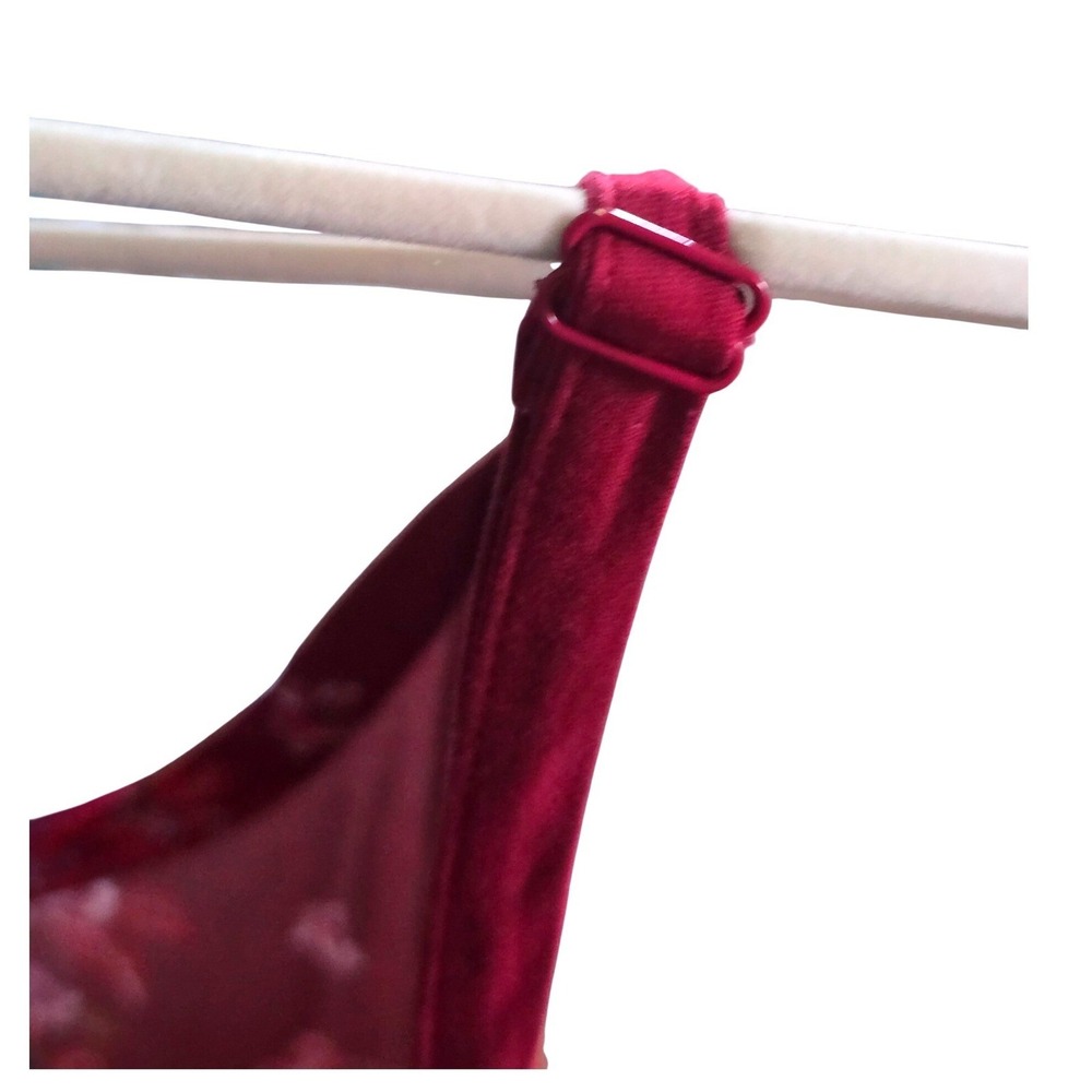 Torrid Womens Plus Size 28/30 Burgundy Floral Sugar Skull Maxi Dress 5X - Picture 4 of 9